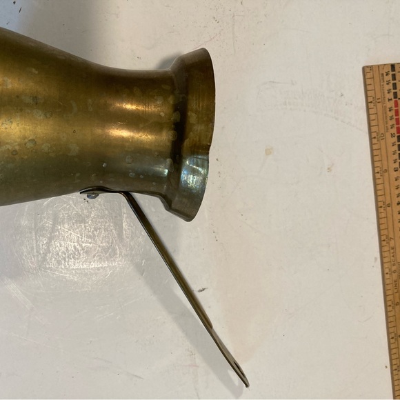 Copper Turkish Coffee Pot with Long Hanging Handle Melting/Pouring Vessel #6 - Picture 10 of 13